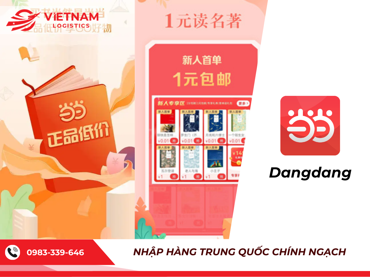 App mua hàng Trung Quốc Dangdang